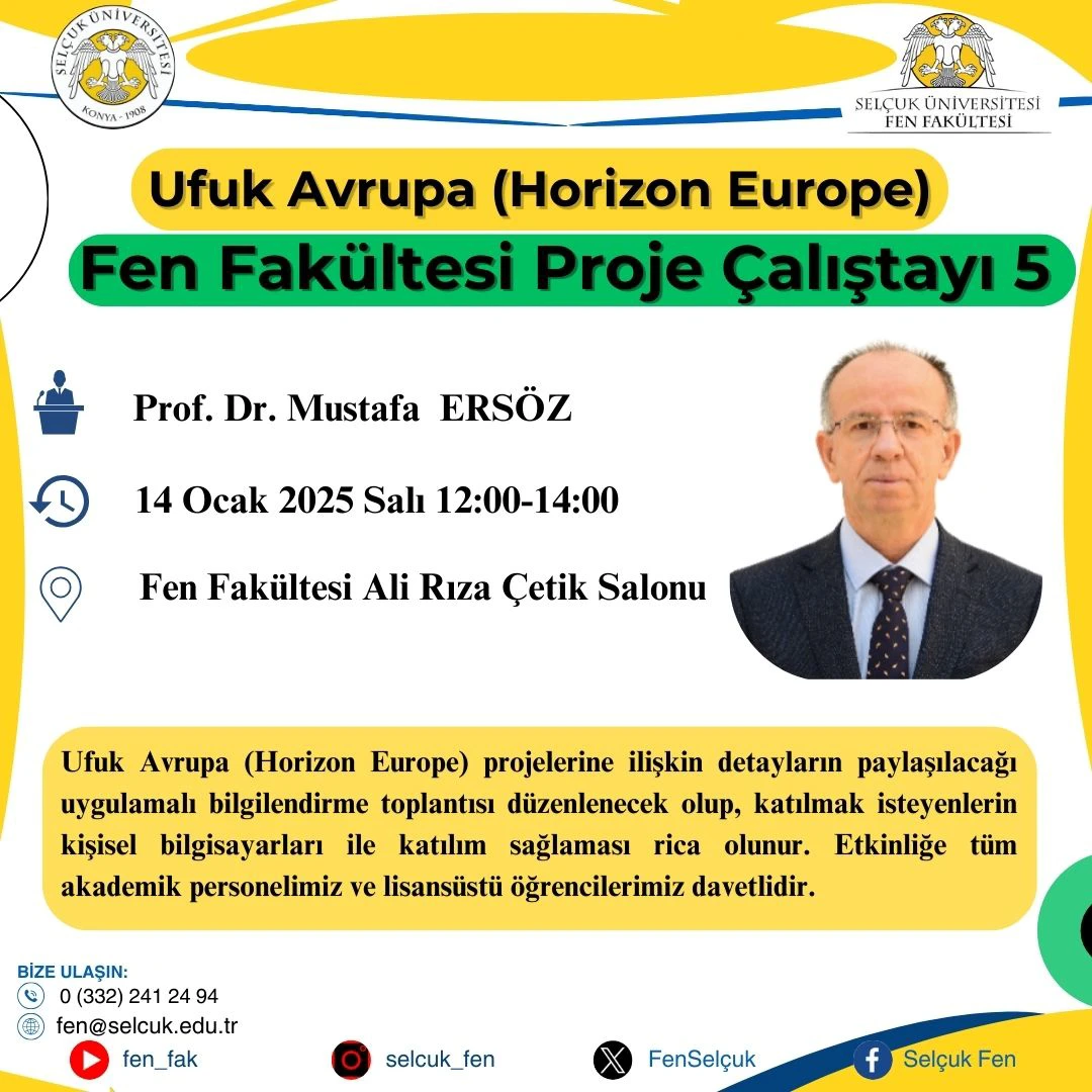 Fen Fakültesi Proje Çalıştayı 5